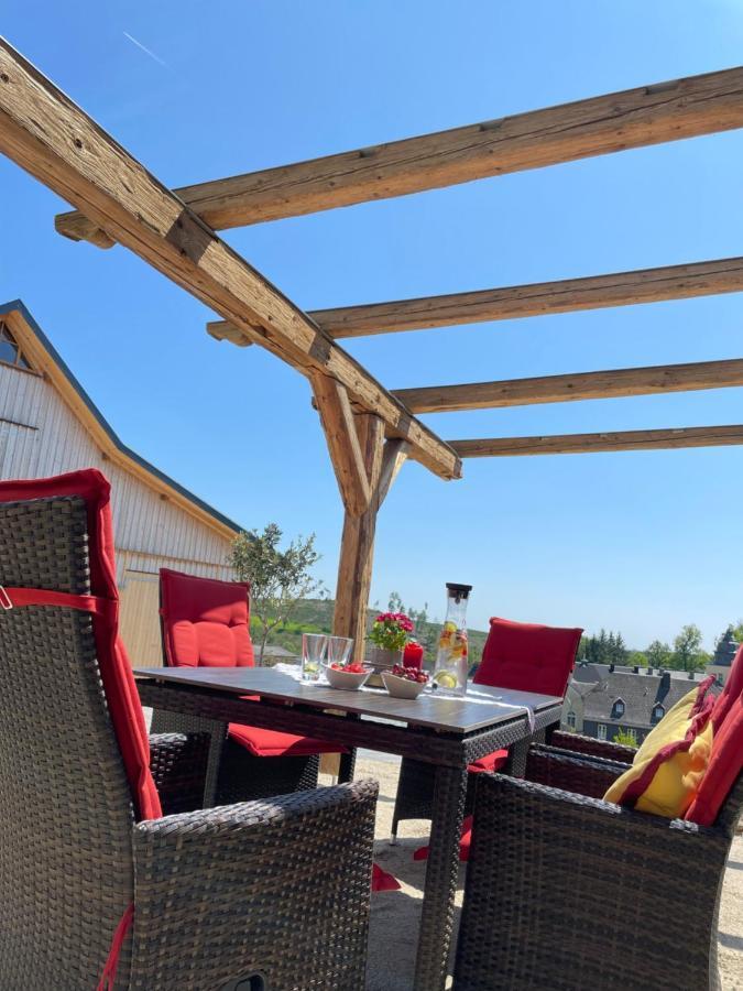 Chalet-ferienwohnung Aehrenglueck, 70 Qm, Wellness/fitness/sauna - Bergroedelhof Apartment Feilitzsch